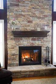 Faux stone panels are made of lightweight foam. Stone And Brick Fireplaces Houzz