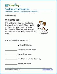 kindergarten reading exercises k5 learning