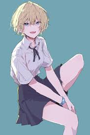 It looks absolutely perfect with her butterfly clip matching her blue eyes and she's well. ã‚€ã£ã—ã‚… On Twitter Anime Character Design Anime Art Girl Cute Art