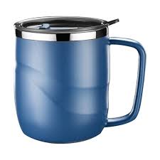 Take your coffee or tea to go in this perfect insulated 11oz coffee mug with snap on acrylic lid. Kaboer Stainless Steel Insulated Coffee Mug With Handle Double Wall Vacuum Travel Mug Tumbler Cup With Sliding Lid Blue Blue Walmart Com Walmart Com