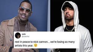'america's got talent' host nick cannon gets goofy backstage (exclusive video). Nick Cannon Drops A Diss Track Against Eminem And Twitter Drops Memes Know Your Meme