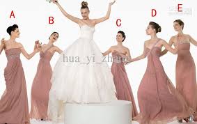Wholesale Beach Wedding Bridesmaid Dresses Mixed Styles Floor Length For One Wedding Party Beaded Cheap Pretty Bridesmaid Dresses Bridesmaid Dresses Bridesmaid