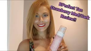 Infused with moisturising and protecting vitamin e and watermelon extract, the self tan classic watermelon infusion mousse leaves the skin looking and feeling golden and radiant. Bperfect Tan Strawberry Med Dark Review Youtube