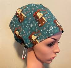 Women's Surgical Cap, Scrub Hat, Chemo Cap, Fra-gee-lay, It Must Be Italian 