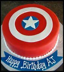 Chris evans pun tak mau ketinggalan memberikan ucapan selamat ulang tahun pada karakter superhero marvel yang. Jual Grab Ok Kue Ulang Tahun Captain America Marvel Superhero Fondant Cake Di Lapak Raja Store Bukalapak