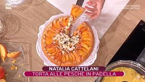 Salve, buongiorno ma al posto del lievito istantaneo per torte salate, mettendo il lievito per dolci sempre istantaneo o bicarbonato il risultato è lo stesso? La Prova Del Cuoco Ricetta Torta Alle Pesche In Padella Di Natalia Cattelani