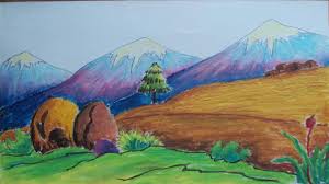 How To Draw A Mountain Landscape With Pastel Colors Youtube Biro drawing sketches mountain drawing simple forest coloring book forest sketch forest tattoos forrest drawing drawing stars star tattoo designs engraving illustration. how to draw a mountain landscape with pastel colors