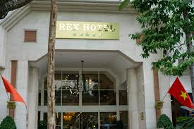 Interestingly, it's also the business and financial hub of vietnam. 5 Star Rex Hotel Entrance At Nguyen Hue Walking Street With Vietnamese Flags In Ho Chi Minh City Vietnam Creative Commons Bilder