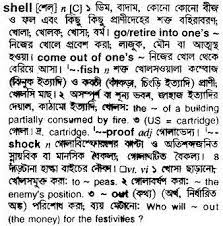 Meaning of plumbing in english. Bangla To English Meaning Of Shell Bdword Com