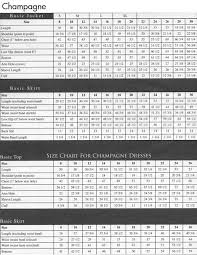 size chart donna vinci lily and taylor at rapture gold