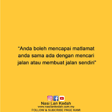 Check spelling or type a new query. Nasi Lan Kedah Di Mana Ada Kemahuan Disitu Ada Jalan Di Facebook