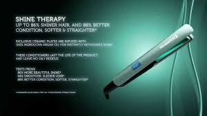 Floating plates for even pressure on the hair. Remington Style Shine Therapy Youtube