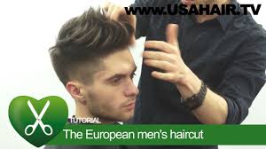 Premium 100% european human hair. The European Men S Haircut Parikmaxer Tv Usa Youtube