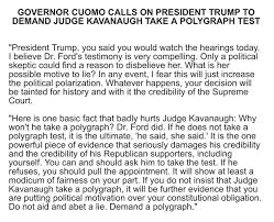 A member of the democratic party, he was elected to the same position his father, mario cuomo, held for three terms. Andrew Cuomo On Twitter Here Is One Basic Fact That Badly Hurts Judge Kavanaugh Why Won T He Take A Polygraph Dr Ford Did President Trump You Can And Should Ask Him To