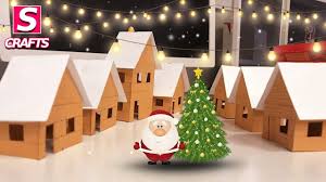 Download Miniature Christmas How To Make A Miniature Christmas Village S Crafts Diy Paper Crafts Youtube PSD Mockup Templates