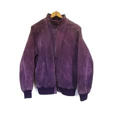 Vintage Purple Leather Bomber Jacket Talbots Size M 80s 90s Etsy Bomber Jacket Vintage Leather Jackets Women Leather Bomber Jacket