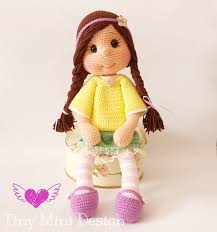 Amigurumi Orgu Oyuncak Bebek Amigurumi Orgu Oyuncak Tinyminidesign Handmade Doll Crochet Doll Krose Oyuncak Krose Oyuncak
