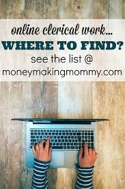 Online Clerical Work At Home Where Are These Jobs Clerical Jobs Working From Home Work From Home Moms