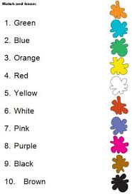 Make the learning journey fun and easy for them with these kids. Colours Match Interactive Worksheet Color Worksheets For Preschool English Lessons For Kids Alphabet Worksheets Preschool