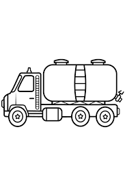 Oil Truck Coloring Pages For Kids Drawings Of Oil Truck Oil Truck Coloring Book For Kids Coloring Books Truck Coloring Pages Drawing For Kids