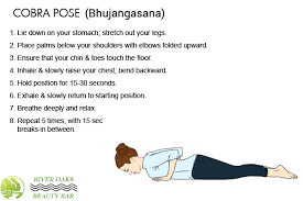 5 Easy Yoga Poses For Asthma Relief Riveroaksbeautybar Cobra Pose For Asthma Relief Asthmarelief Asthma Asthma Relief Asthma Remedies Easy Yoga Poses