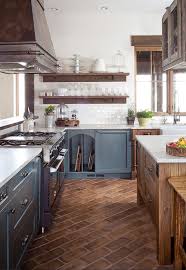 Rustic Themed Kitchen Is A Beautiful Combination Of Country Cottage And Farmhouse Decoration Rustic Kitchen Cabinets Interior Design Kitchen Kitchen Flooring