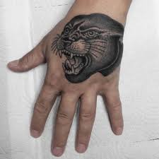 Negative space dog head animal tattoo. 50 Best Panther Tattoo Designs And Meanings Saved Tattoo