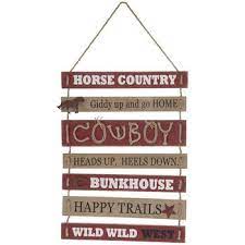 Cowboy Words Hanging Wood Wall Decor Wood Wall Decor Wooden Wall Hangings Wall Decor Quotes