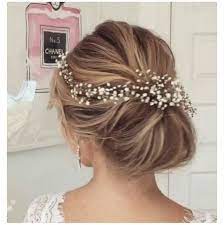 Epingle Sur Accessoires Cheveux Coiffure Mariage Chignon Mariee Boheme Romantique Retro