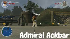 In the main game and unlocking admiral ackbar's resistance variation, . Lego Star Wars The Force Awakens Classic Admiral Ackbar Carbonite Brick Location Youtube