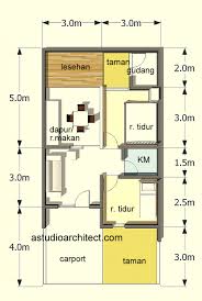 Sketsa desain rumah 5x12 mungkin bisa cocok dengan yang kamu harapkan, kamu bisa memiliki rumah dengan 3 kamar tidur. Desain Rumah Minimalis Dengan Luas Tanah 60m2 Wild Country Fine Arts