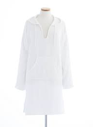 Montauk White Hooded Tunic The Outlet Hooded Tunic Tunic Cotton Tunics