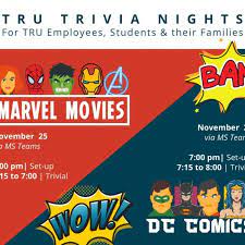Trivia night events in washington, dc · trivia mondays. Tru Trivia Night Marvel Movies Dc Comics Tru Newsroom