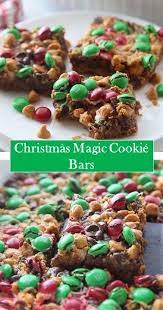 Christmas Magic Cookie Bars Yummy Food Amazing Cooking Recipes Cookies Recipes Christmas How Sweet Eats