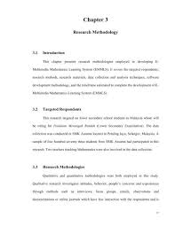 Below are the most commonly used qualitative research types for writing a research paper. Chapter 3 Research Methodology Dspace Um