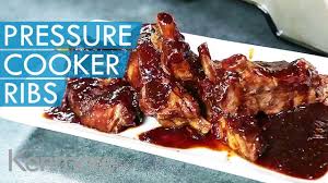 Add water to electric pressure cooker. Easy Pressure Cooker Ribs Recipe Fall Off The Bone Ribs Kenmore Youtube
