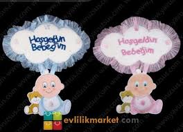 Ayicikli Bulutlu Kapi Susu Bebek Malzemeleri Evlilik Nikah Sekerleri