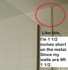 The vertical wall section of the profile provides a decorative finish and protects adjacent tiles. Ugh Schluter Jolly Metal Is 8 Ft My Walls Are 8 Ft 1 1 2 Inches Contractor Talk Professional Construction And Remodeling Forum