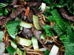 Pak Choi Wok Pfanne Mit Mariniertem Rindfleisch Und Gemuse Rezept Rindfleisch Mariniertes Rindfleisch Thailandische Gerichte