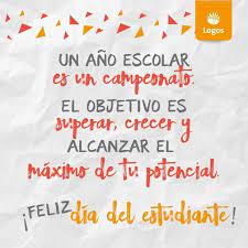 Día de la primavera y el estudiante, imágenes, vídeo, frases portadas para facebook, y lo que vos estas. Las Mejores Frases Por El Dia Del Estudiante Feliz Dia Del Estudiante Dia Del Estudiante Frases Dia Del Estudiante