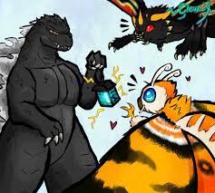 A Shocking Gift by ClevzX on DeviantArt | Godzilla comics, Godzilla funny,  Kaiju art