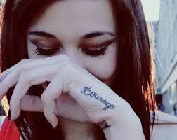 Courage 3 Pretty Tattoo Tumblr Hand Tattoos For Girls