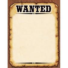 Volunteer clipart black and white. Western Wanted Sign Clipart Poster Template Poster Template Free Wanted Template