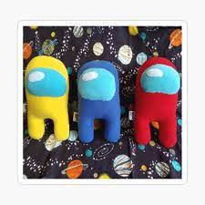 Among Us Plush Crafty Kids Gift Stickers Felt Crafts Diy