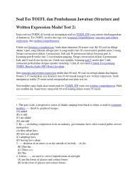 Soal Toeic Dan Pembahasan Pdf Free Govgenerous