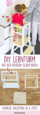 Lernturm Selber Bauen Ikea Hack Aus Zwei Hockern Diy Lernturm Lernturm Ikea Und Lernturm