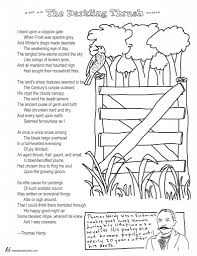 Coloring Page Poems The Darkling Thrush By Thomas Hardy The Darkling Coloring Pages Mothers Day Coloring Pages