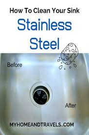 how to clean a stainless steel sink