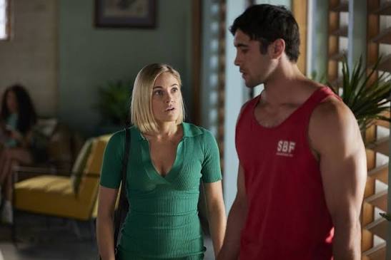 Dramatic moment: Tane realizes something is wrong with Harper, but it's too late...