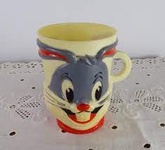 Bugs Bunny Cup Looney Tunes Rabbit Head Cup Childrens Cup Etsy In 2021 Childrens Cup Looney Tunes Rabbit Head